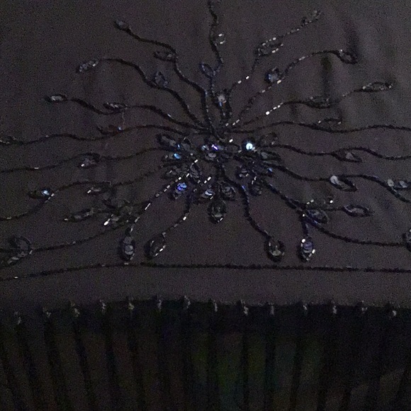 Black Chiffon Wrap - Picture 2 of 3